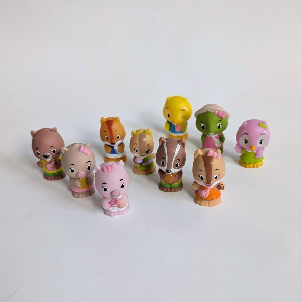 Lot of 10 Timber Tots Klorofil Character Figures from Fat Brain Toys